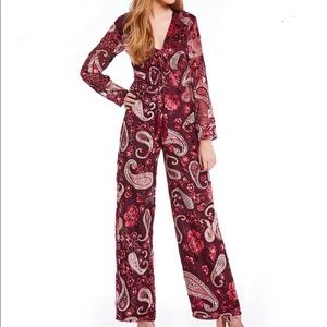 Sale. New Chelsea and Violet velvet jumpsuit
